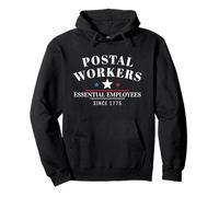 Employé Essentiel du travailleur Postal Depuis 1775 Patriotique Sweat à Capuche