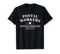 Employé Essentiel du travailleur Postal Depuis 1775 Patriotique T-Shirt