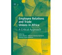 Employee Relations And Trade Unions In Africa
