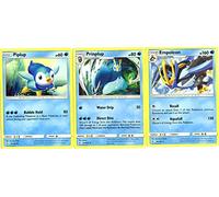 Empoleon 56/236 - Éclipse cosmique du soleil et de la lune - Lot de cartes Pokemon Evolution - Piplup Prinplup