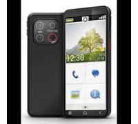 Emporia E7M.V1.BK.01 : Smartphone 5.45" 720x1440 Helio P35 Octa-Core, 6Go RAM, 128Go, Triple Caméra 13MP+0.3MP+2MP, Android 15, 4G LTE, NanoSIM, Batterie 3500mAh