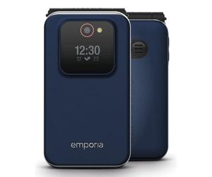Emporia JOY-LTE, Clapet, SIM unique, 7,11 cm (2.8'), 2 MP, 1300 mAh, Myrtille V228.LTE.V3.BB.01