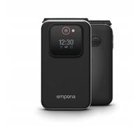 Emporia Téléphone portable pour seniors JOY à clapet 2,8" Noir Résistant IP54