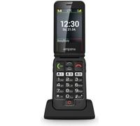Emporia JOY-LTE Téléphone portable pour seniors, 3 touches d'appel rapide, compatible avec les appareils auditifs