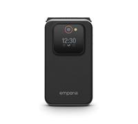 Emporia JOY Telefono Cellulare per Anziani Clamshell 2.8"" Nero Resistente IP54