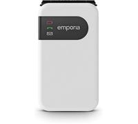 Emporia SIMPLICITYglam.4G Téléphone Portable 4G pour Personnes âgées, Volume élevé, écran Couleur 2,8", 3 Touches d'appel Rapides, Grandes Touches, Socle de Charge, Blanc (Italie)