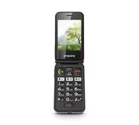 Emporia SIMPLICITYglam.4G Téléphone Portable pour Seniors sans contrat, à Rabat, avec de Grandes Touches, Bouton d'appel d'urgence, écran Couleur 2,8", Volume élevé, Volte, 3 Touches de sélection