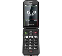 Emporia SIMPLICITYglam Téléphone portable à clapet pour séniors IP54, avec station de charge, To