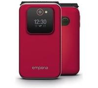 emporiaJOY - Téléphone de service - RAM 64 Mo / Mémoire interne 128 Mo - microSD slot - 240 x 320 pixels - rear camera 2 MP - rouge Rouge G