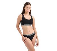 EMPORIO ARMANI 2-Pack Brazilian Slip, Noir/Noir, Small Femme