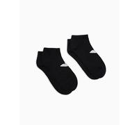 EMPORIO ARMANI 2-Pack Sneaker Socks Chaussettes, Noir/Noir, Taille Unique Homme