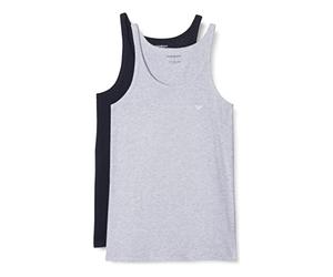 Emporio Armani 2-Pack Tank Pure Cotton Haut de Pyjama Homme (Lot de 2)