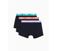 EMPORIO ARMANI 3-Pack Boxer Briefs, Armani BLU/Armani BL, S Homme