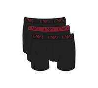 EMPORIO ARMANI 3-Pack Boxer Briefs, Black/Black/Black, M Homme