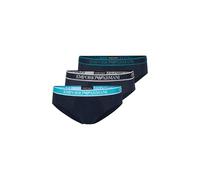 EMPORIO ARMANI 3-Pack Brief Bikini, Armani BLU/Armani BL, XL Homme