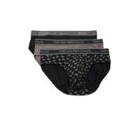 EMPORIO ARMANI 3-Pack Brief, Bikini Homme, AR.BLU/AR.BLU/Shark,