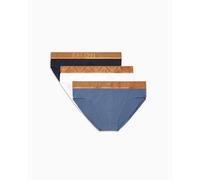 EMPORIO ARMANI 3-Pack Brief, Bikini Homme, Bianco/VIN IND/Arman,