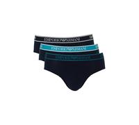 EMPORIO ARMANI 3-Pack Brief Slip, Armani Blu/Armani BL, L Homme