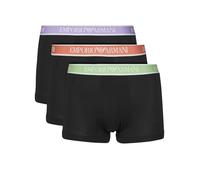 EMPORIO ARMANI 3-Pack Trunk Maillot, Noir/Noir, XL Homme