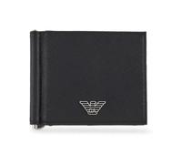 Emporio Armani - ASV Compact Wallet - Homme - Accessoires - Noir - Taille: ONE Size