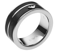 Emporio Armani Bague en acier inoxydable pour hommes