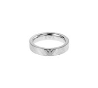 Emporio Armani Bague Pour Homme Essentiel, Longueur : 26mm, Largeur : 26mm Bague En Acier Inoxydable Argenté, EGS2924040
