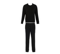 Emporio Armani Basic Terry Loungewear Tracksuit Survêtement, Noir, L Homme