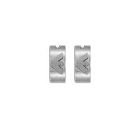 Emporio Armani Boucles d'oreilles en acier inoxydable argenté pour homme, EGS3165040, taille unique, Acier inoxydable, Pas de gemme
