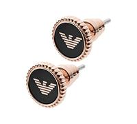 Emporio Armani Boucles D'Oreilles Pour Femmes, L=13.8mm / L= Diamètre 9.00mm Boucles D'Oreilles En Acier Inoxydable Or Rose, EGS2534221