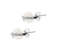 Emporio Armani Boucles d'oreilles en acier inoxydable ou semi-précieux pour femmes avec fermoir Push Back