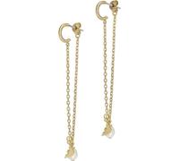 EMPORIO ARMANI Boucles d'oreilles en laiton à fermoir en forme de poteau pour femmes