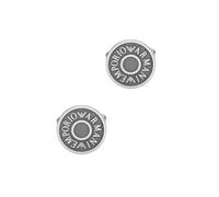 EMPORIO ARMANI Bouton de manchette pour homme en acier inoxydable et placage IP, EGS3095040