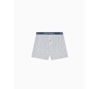 EMPORIO ARMANI Boxer Boxeur ajusté, Stripe Eagle Ori-Blanc, M Homme