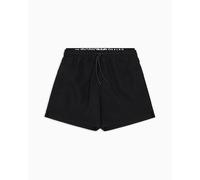 EMPORIO ARMANI Boxer de Bain pour Homme, Noir/Blanc, S