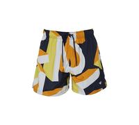 EMPORIO ARMANI Boxer Homme Macro Lettering Mid Bleu S, Big EA Blu/Old Gold, S