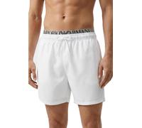 EMPORIO ARMANI Boxer Maillot de Bain, Blanc, XXL Homme