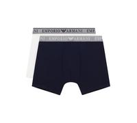 Emporio Armani Lot de 2 Boxers Endurance pour Homme, Bleu, XL, Bleu, XL