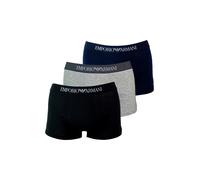 Emporio Armani Boxers bleu marine / gris chiné / noir / blanc cassé, Taille L
