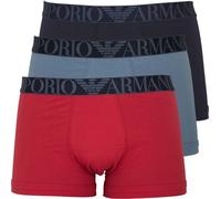 EMPORIO ARMANI Boxers pour homme Pant Trunk en multipack coton stretch S Boxer/Rouge/Marine/Aviation