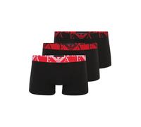 Emporio Armani Boxers rouge / noir / blanc cassé, Taille XL
