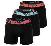 Emporio Armani Boxers turquoise / orange / magenta / noir, Taille M