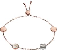 Emporio Armani - Emporio Armani EGS2308221 Bracelet Femme Acier Inoxydable Rose Blanc 25 cm Réf 57161