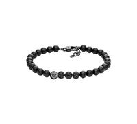 Emporio Armani bracelet homme perles onyx noir, EGS3030001