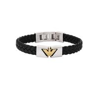 Emporio Armani Bracelet noir, Taille One Size