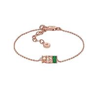 Emporio Armani Bracelet pour femme, bracelet en argent sterling ton or rose, longueur : 150mm+30mm, largeur : 10mm, hauteur : 5.5mm, EG3579221, Doré