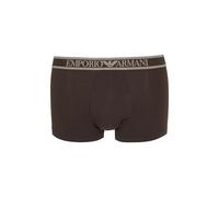 Emporio Armani Caleçon en piqué Stretch pour Homme, Marron, M, Marron, M