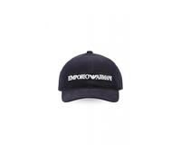 Emporio Armani - Casquette de baseball avec logo en relief - Homme - Accessoires - Bleu - Taille: ONE Size