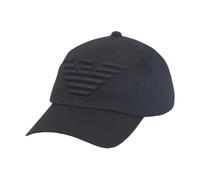 Emporio Armani - Casquette en Coton avec Aigle Brodé - unisex - Accessoires - Noir - Taille: ONE Size
