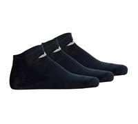 Emporio Armani Casual Cotton 3-Pack Sneaker Socks Lot de 3 Paires de Chaussettes, Bleu/Bleu/Bleu, S-M Homme