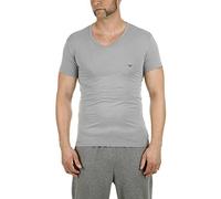 Emporio Armani CC717-111512 - T-shirt - Uni - Manches courtes - Homme - Multicolore (GRIGIO/MARINE 13742) - X-Large (lot de 2)
